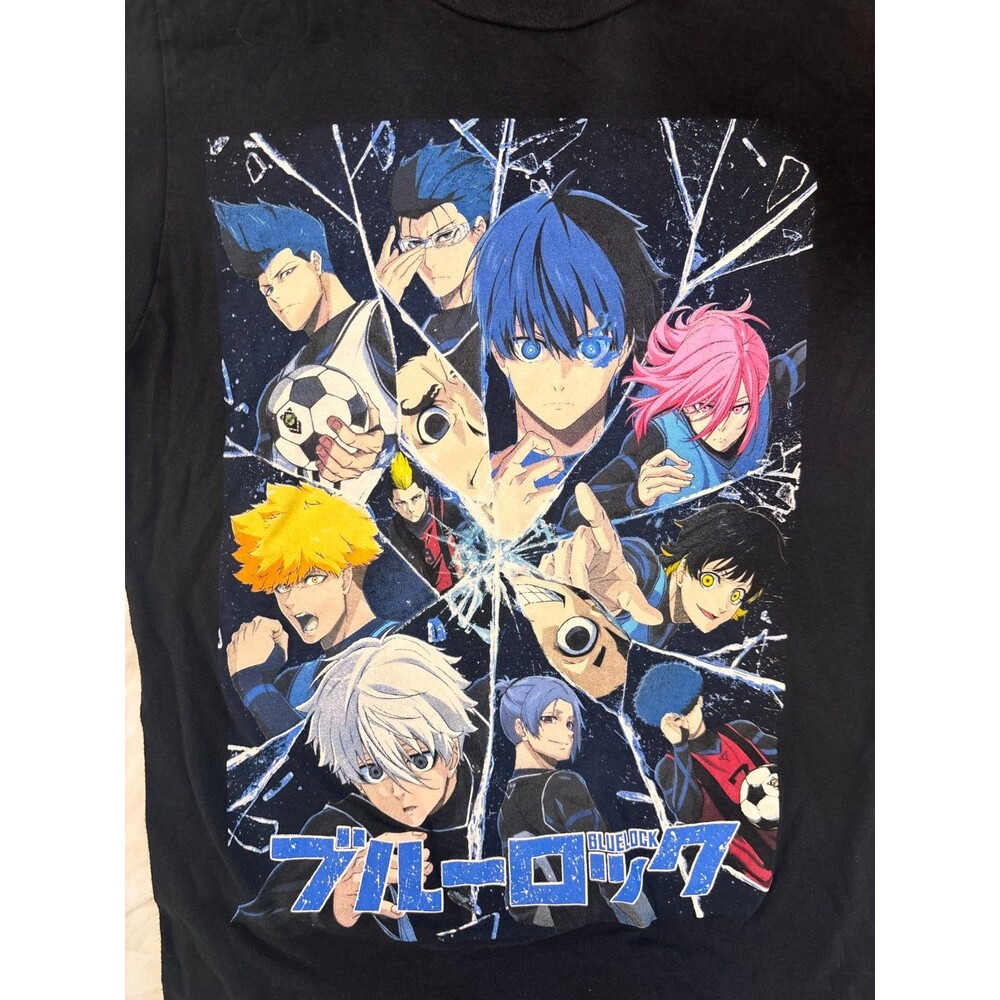 Blue Lock Anime T-Shirt Small S | Crunchyroll Ripple Junction Hot Topic | Black